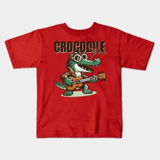 Crocodile Rock //\\ Retro Music Fan Kids T-Shirt